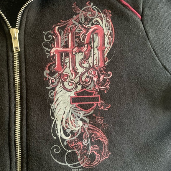 Harley-Davidson Women’s Vintage Zip Front Sweater - Medium - Picture 6 of 6